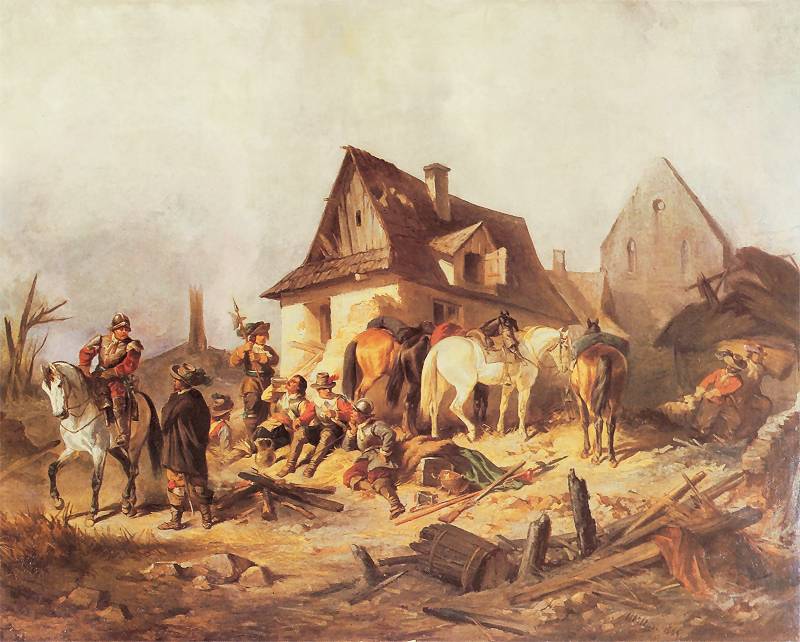 There was never a "law of loot" in Poland - the Swedes simply   robbed it