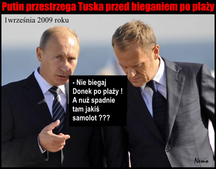 Empty beaches according to hater Tusk