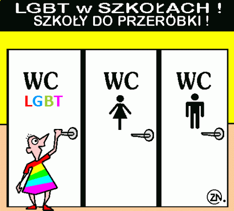 lgbt w szkołach humor