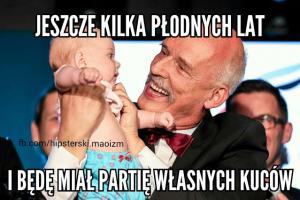 Korwin-Mikke a dzieci i Wilecki