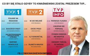 TVP z Kwaśniewskim jako prezesem - flaszka na śniadanie