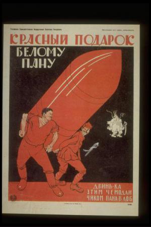 Czerwony POdarunek białemu panu. Walnij tą walizeczką pana (polskiego) w łeb !