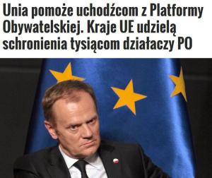Unia pomoże działaczom z PO