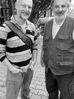 Ks Tadeusz w Radwanowicach i ja podczas prywatnej wizyty rodzinnej