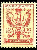 znaczek poczty miejskiej