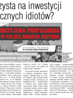 Korwin-Mikke służy rosyjskiej propagandzie w Polsce