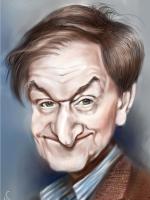 Sir Roger Penrose karykatura autor Maciej Szproch 2025 09 12
