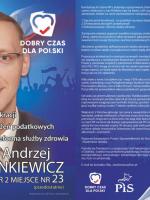Ulotka wyborcza Filip Andrzej Stankiewicz