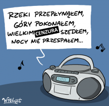 las, zakaz, zakaz wstąpu, lasy, przepisy, satyra, humor, rysunek satyryczny, widget, galeriawidgeta, humor