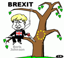 Brexit Johnson satire