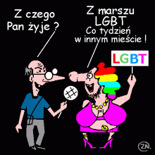 marsz lgbt żart